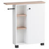 UNTERSCHRANK 70,7/77/17 cm   - Wildeiche/Schwarz, MODERN, Holzwerkstoff/Kunststoff (70,7/77/17cm) - MID.YOU