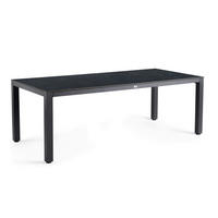 GARTENTISCH Metall, Kunststoff Anthrazit, Schwarz rechteckig  - Anthrazit/Schwarz, Basics, Kunststoff/Metall (240/100/75cm) - Tierra Outdoor