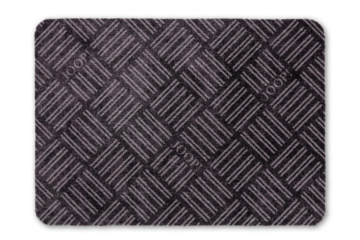 FUSSMATTE - Anthrazit, Design, Kunststoff (50/70cm) - Joop!