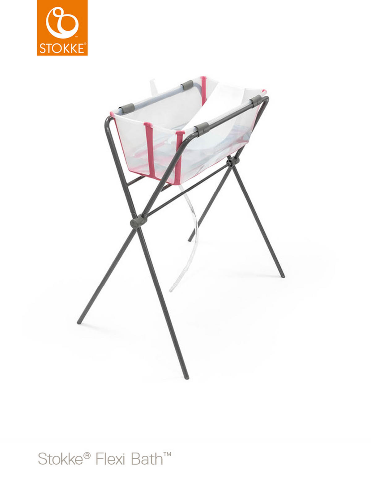 STALAK ZA KADICU  Flexi Bath   - siva, Basics, metal/plastika (87/57/96cm) - Stokke