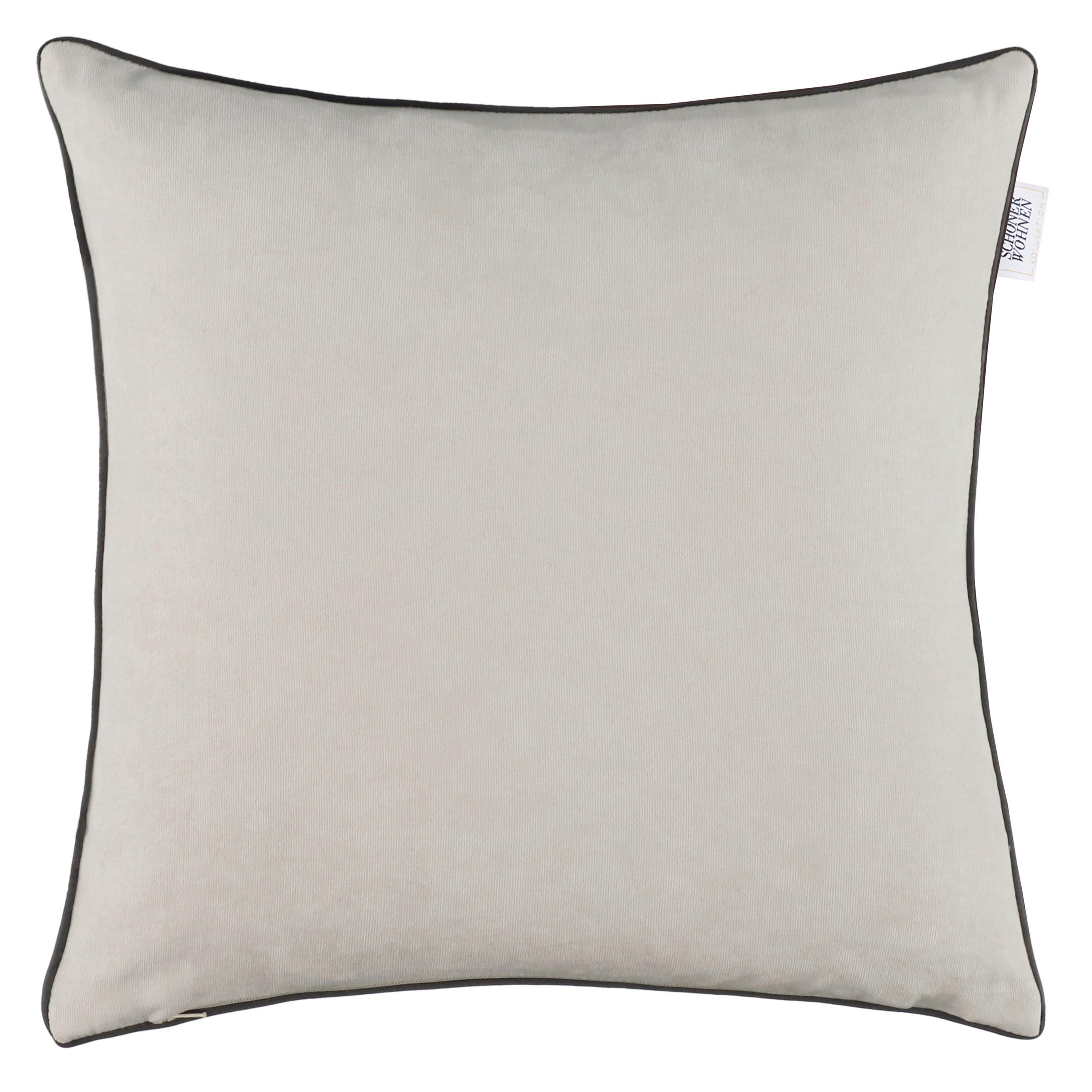 ZIERKISSEN  38/38 cm   - Greige/Hellgrau, Basics, Textil (38/38cm) - Schöner Wohnen