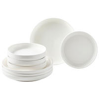 KOMBISERVICE Weiß OSLO SNØ 8-teilig 4 Personen  - Weiß, Design, Keramik - Novel