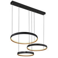LAMPĂ SUSPENDATĂ CU LED 76,7/50,3/150 cm  - auriu/opal, Design, plastic/metal (76,7/50,3/150cm) - Globo