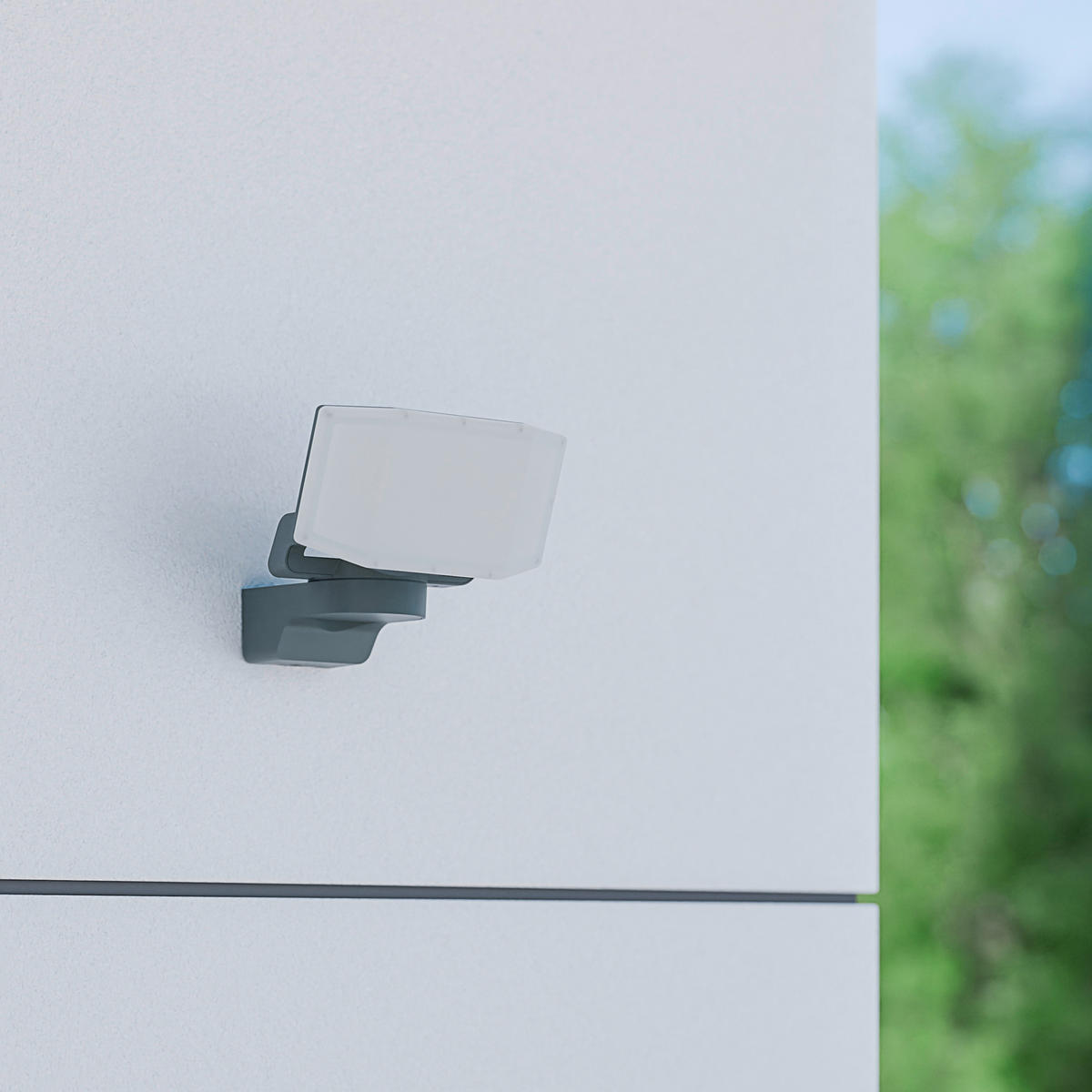 AUSSENWANDLEUCHTE XLED Protect 19,5/17,4/19,5 cm  - Anthrazit, Trend, Kunststoff (19,5/17,4/19,5cm) - Steinel