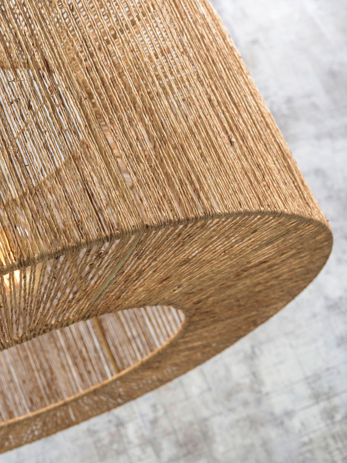 DECKENLEUCHTE GOOD&MOJO  60/50 cm   - Naturfarben, Trend (60/50cm) - Good & Mojo