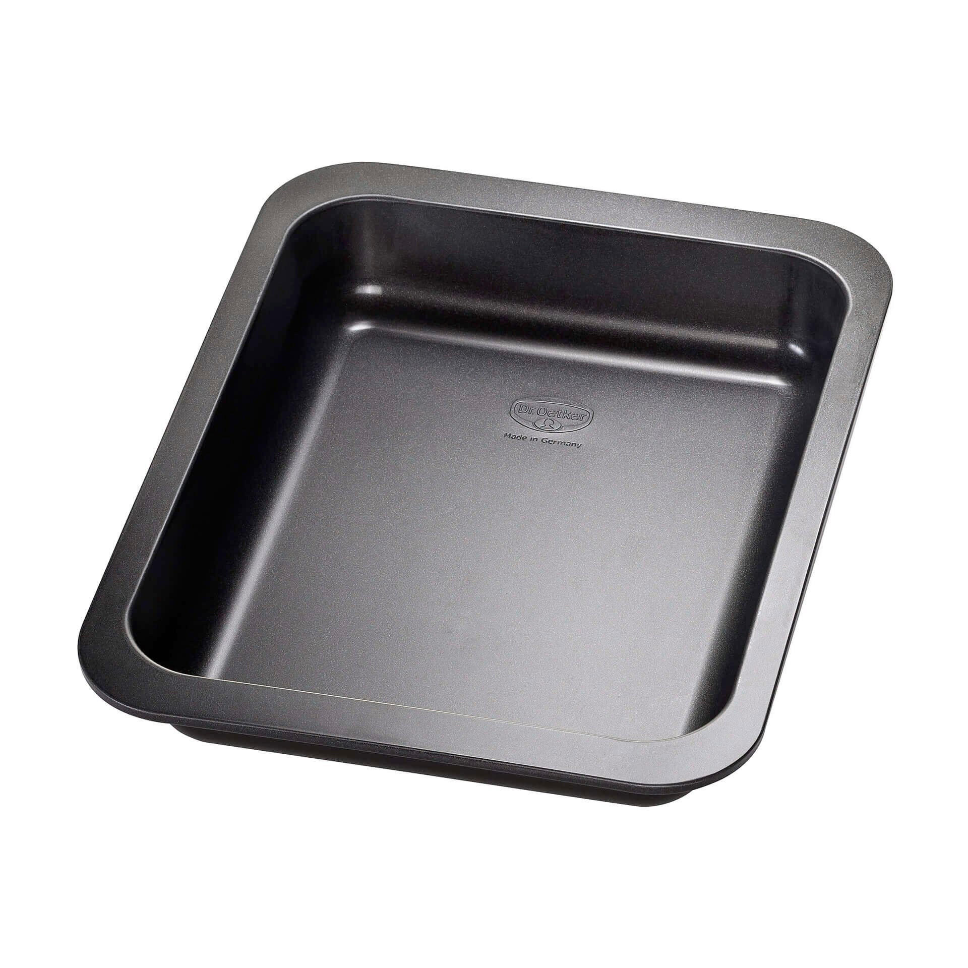 AUFLAUFFORM Metall  - Schwarz, Basics, Metall (28/22cm) - Dr.Oetker