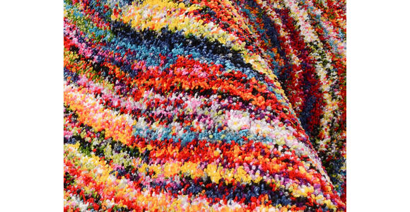 WEBTEPPICH 65/130 cm Sixteen Round Multicolor - Multicolor, Trend, Textil (65/130cm) - Novel