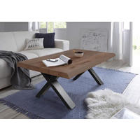 KLUB STOČIĆ 115/44/65 cm  crna, boja oraha  - boja oraha/crna, Moderno, drvo/metal (115/44/65cm) - Hom`in