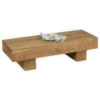 COUCHTISCH Akazie massiv 120/45/30 cm rechteckig Akaziefarben  - Akaziefarben, Design, Holz (120/45/30cm) - MID.YOU