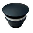 ABLAUFVENTIL 7,0/6,5/7,0 cm  - Schwarz, Basics, Metall (7,0/6,5/7,0cm) - Xora