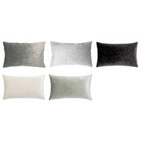 ZIERKISSEN   30/50 cm   - Dunkelgrau/Beige, LIFESTYLE, Textil (30/50cm) - X-Mas