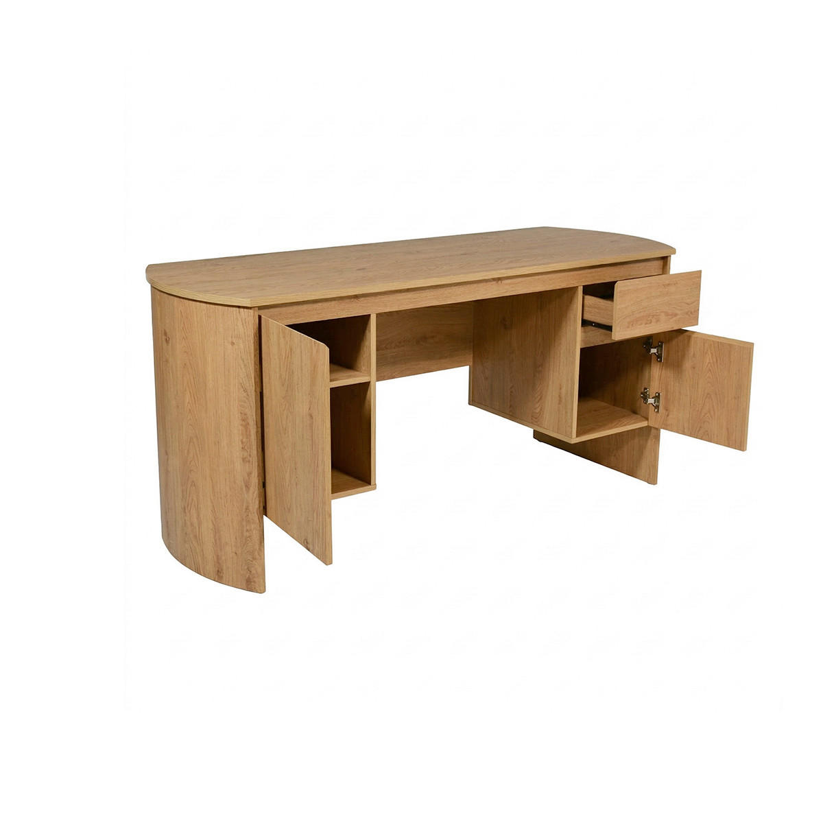SCHREIBTISCH  Eichefarben  - Eichefarben, KONVENTIONELL, Holzwerkstoff (160/75/59cm) - MID.YOU