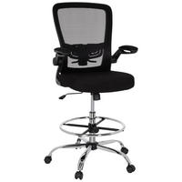 DREHSTUHL  in Netzbespannung, Flachgewebe Schwarz  - Silberfarben/Schwarz, Basics, Kunststoff/Textil (60/107/58cm) - MID.YOU