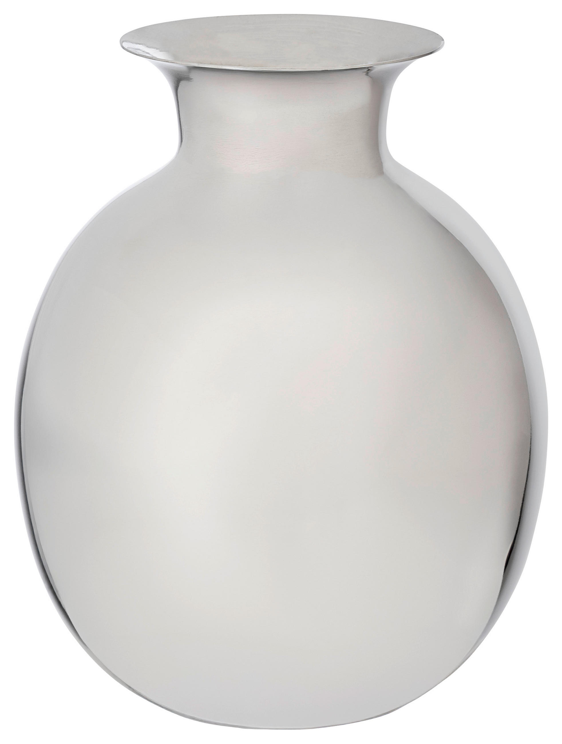 VÁZA, kov, 13.50 cm - barvy niklu, Basics, kov (11/13,5cm) - Ambia Home