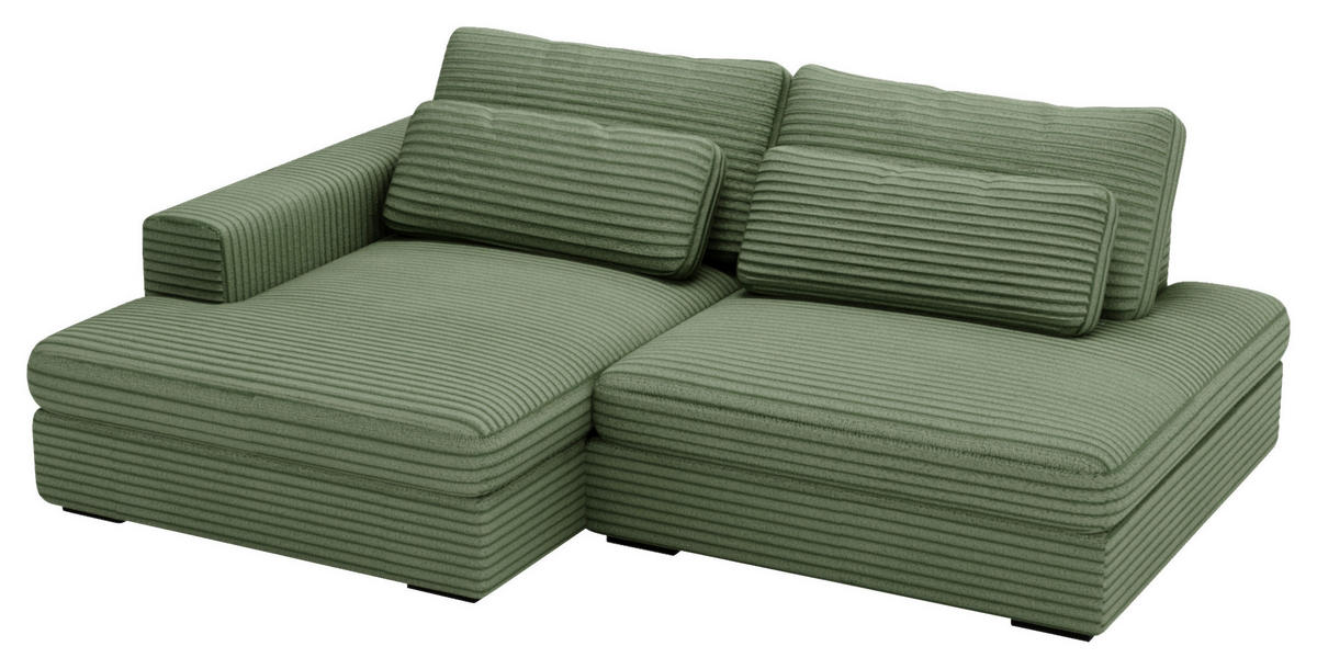 Freisteller von home24 ECKSOFA Grün Cord.