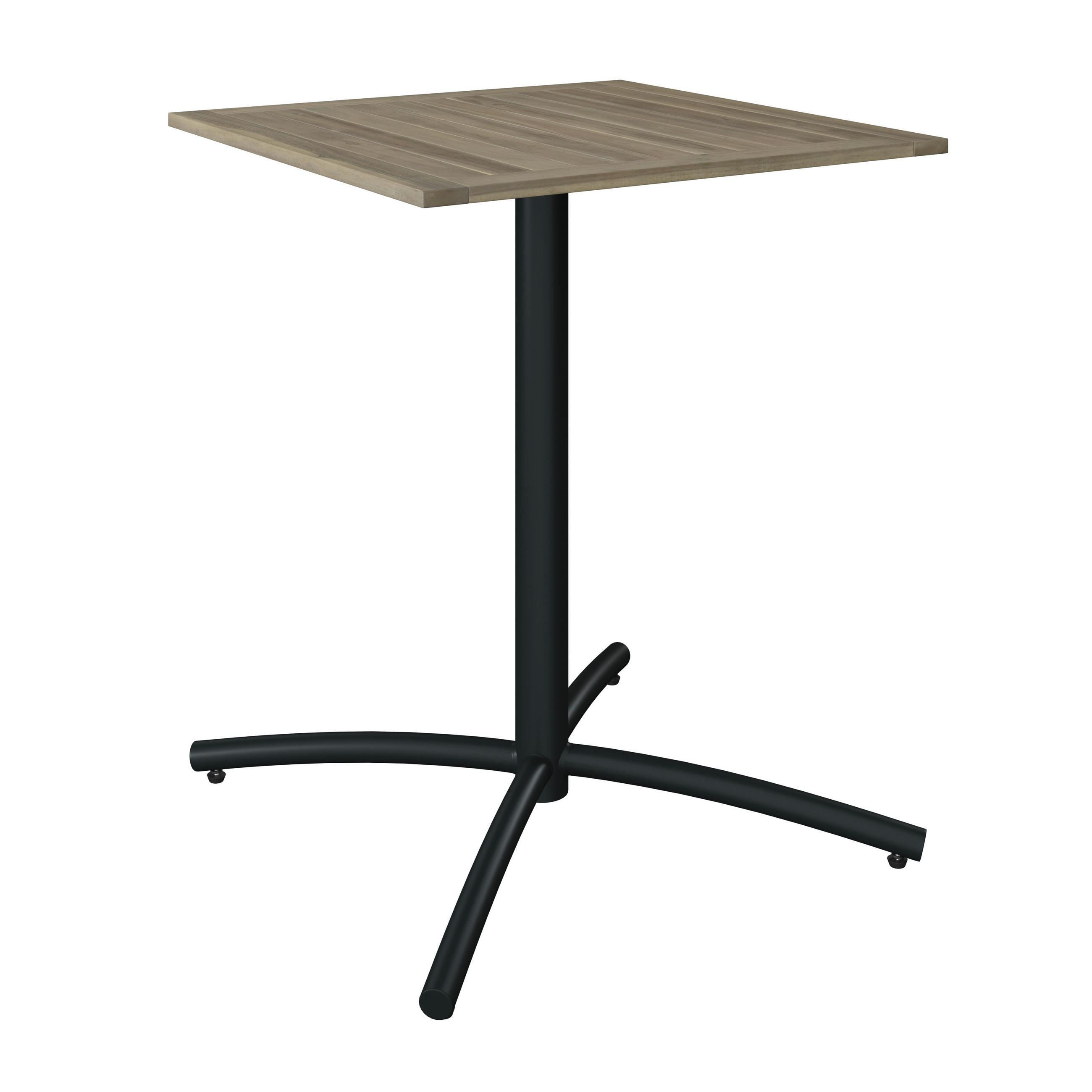 BALKONASZTAL - akácia színű/antracit, Konventionell, fa/fém (60/60/74cm) - Ambia Garden