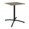 BALKONTISCH 60/60/74 cm  - Anthrazit/Akaziefarben, KONVENTIONELL, Holz/Metall (60/60/74cm) - Ambia Garden