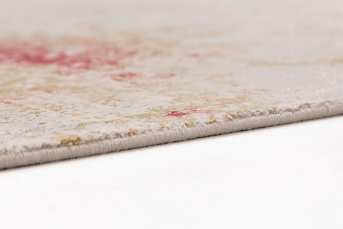 WEBTEPPICH 133/190 cm Gravina Beige, Rot  - Beige/Rot, Design, Textil (133/190cm) - Novel