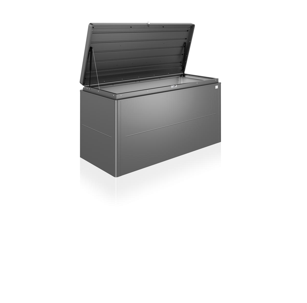 KISSENBOX - Dunkelgrau, Design, Metall (200/127/84cm) - Biohort