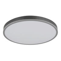 LED-TAKLAMPA DORO 60/8,5 cm  - vit/mörkgrå, Basics, metall/plast (60/8,5cm) - Globo