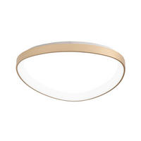 LED-DECKENLEUCHTE 80/7 cm   - Messingfarben, Design, Kunststoff/Metall (80/7cm)