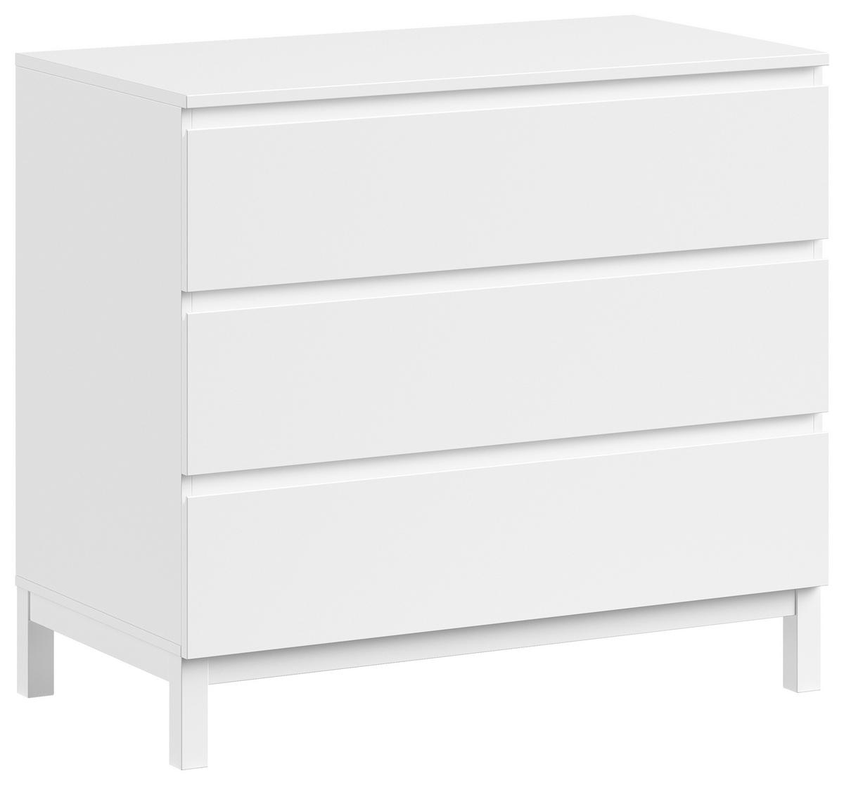 KOMMODE  in 98,5/89,4/57 cm  - Weiß, MODERN, Holz/Holzwerkstoff (98,5/89,4/57cm) - MID.YOU