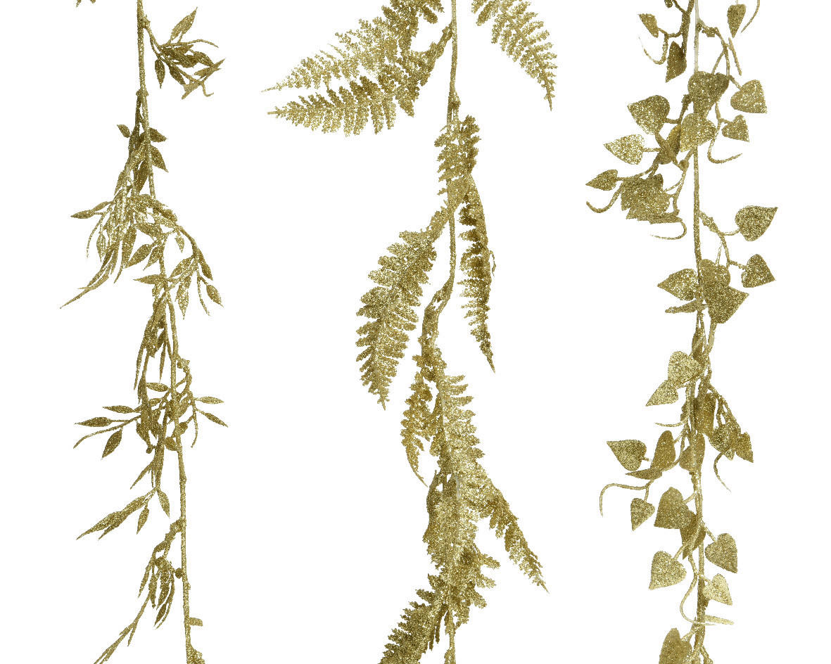 GIRLANDE  - Goldfarben, Basics, Kunststoff (180cm)