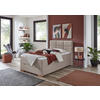 BOXSPRINGBETT 140/200 cm  in Taupe  - Taupe/Eichefarben, Basics, Holz/Textil (140/200cm) - home24