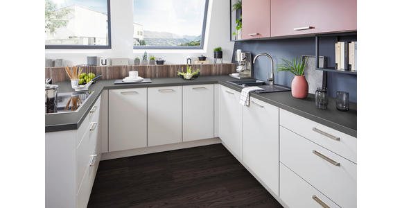 EINBAUKÜCHE - Grau, Design, Holzwerkstoff - Dieter Knoll