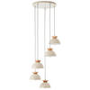 HÄNGELEUCHTE 45/150 cm  - Beige/Naturfarben, Basics, Holz/Metall (45/150cm)