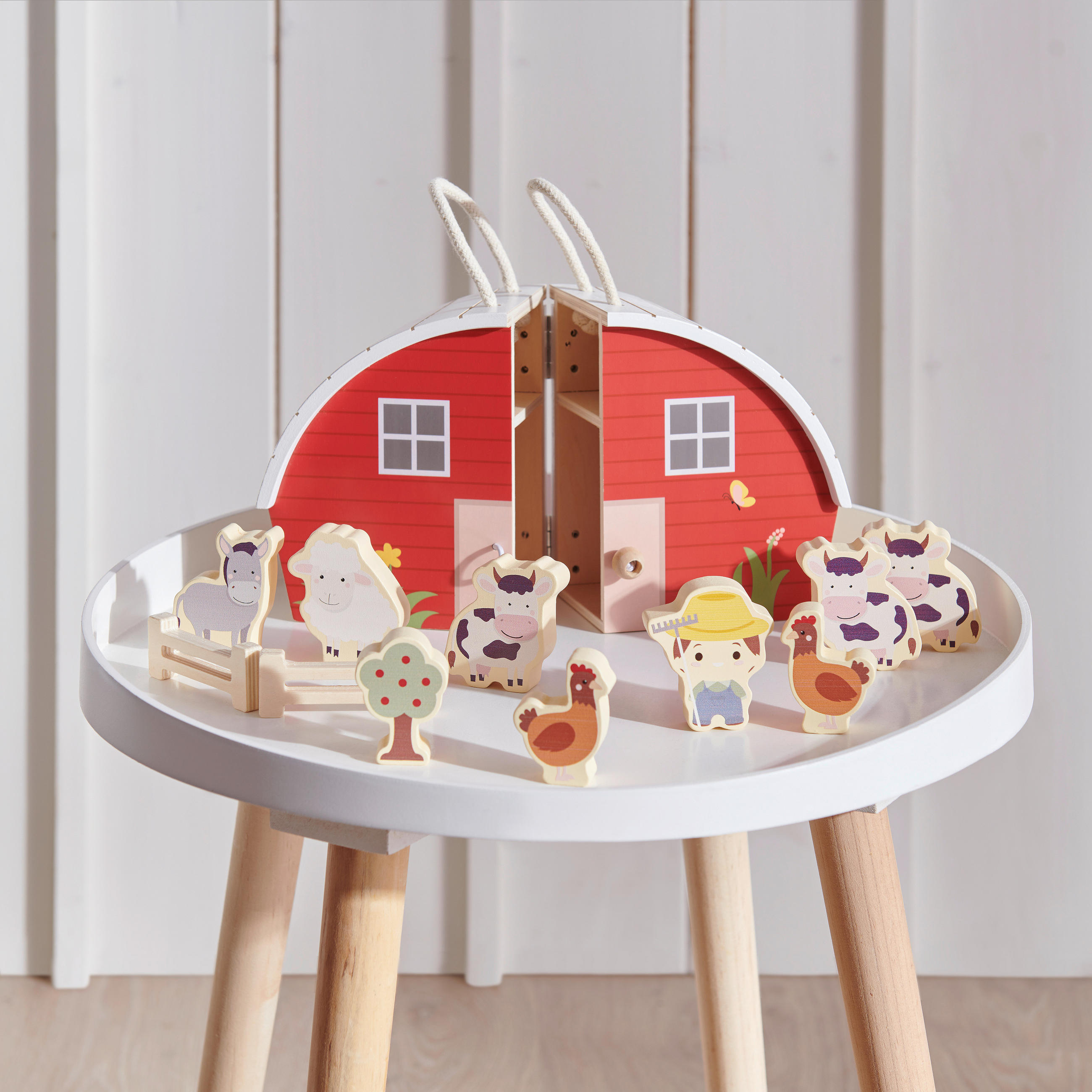 KINDERSPIELSET  - Multicolor, Natur, Holzwerkstoff/Kunststoff - Avelia