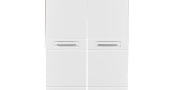 Schuhschrank Avensis - Eichefarben/Weiß, MODERN, Holzwerkstoff (66,8/205,7/37cm) - Luca Bessoni