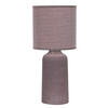 TISCHLEUCHTE 20/45 cm   - Braun, Design, Keramik/Textil (20/45cm)