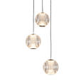 LED-HÄNGELEUCHTE 25/150 cm  - Klar/Schwarz, Design, Kunststoff/Metall (25/150cm) - Dieter Knoll