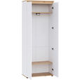 GARDEROBENSCHRANK Malea  in 73,4/193/38 cm  - Schwarz/Weiß, MODERN, Holzwerkstoff (73,4/193/38cm) - Carryhome