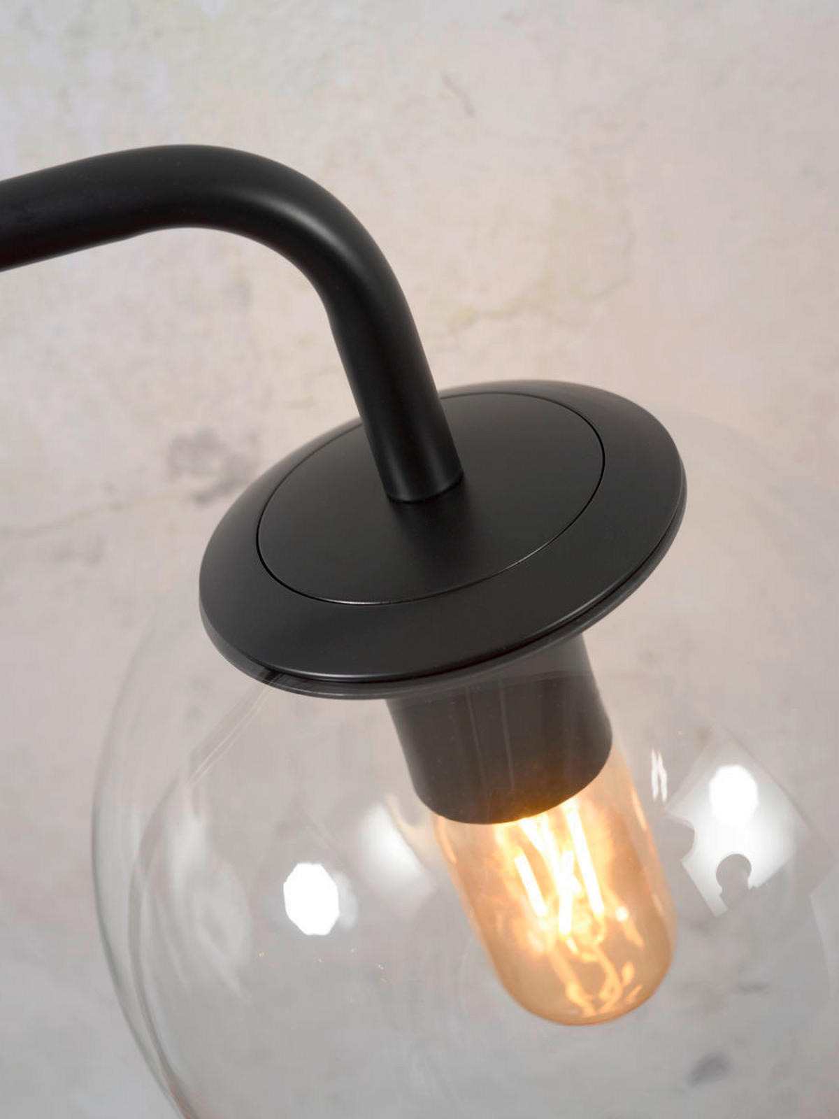 BORDSLAMPA it's about RoMi  32/20/53 cm   - svart/transparent, Trend, glas (32/20/53cm) - It's about Romi