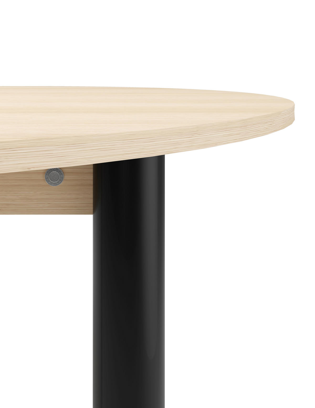 ESSTISCH in Metall, Holzwerkstoff 120/120/76 cm  - Hellbraun/Schwarz, Natur, Holzwerkstoff/Metall (120/120/76cm) - Tom Tailor