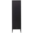 VITRINE in Schwarz  - Schwarz, Design, Glas/Metall (50/180/35cm) - Xora
