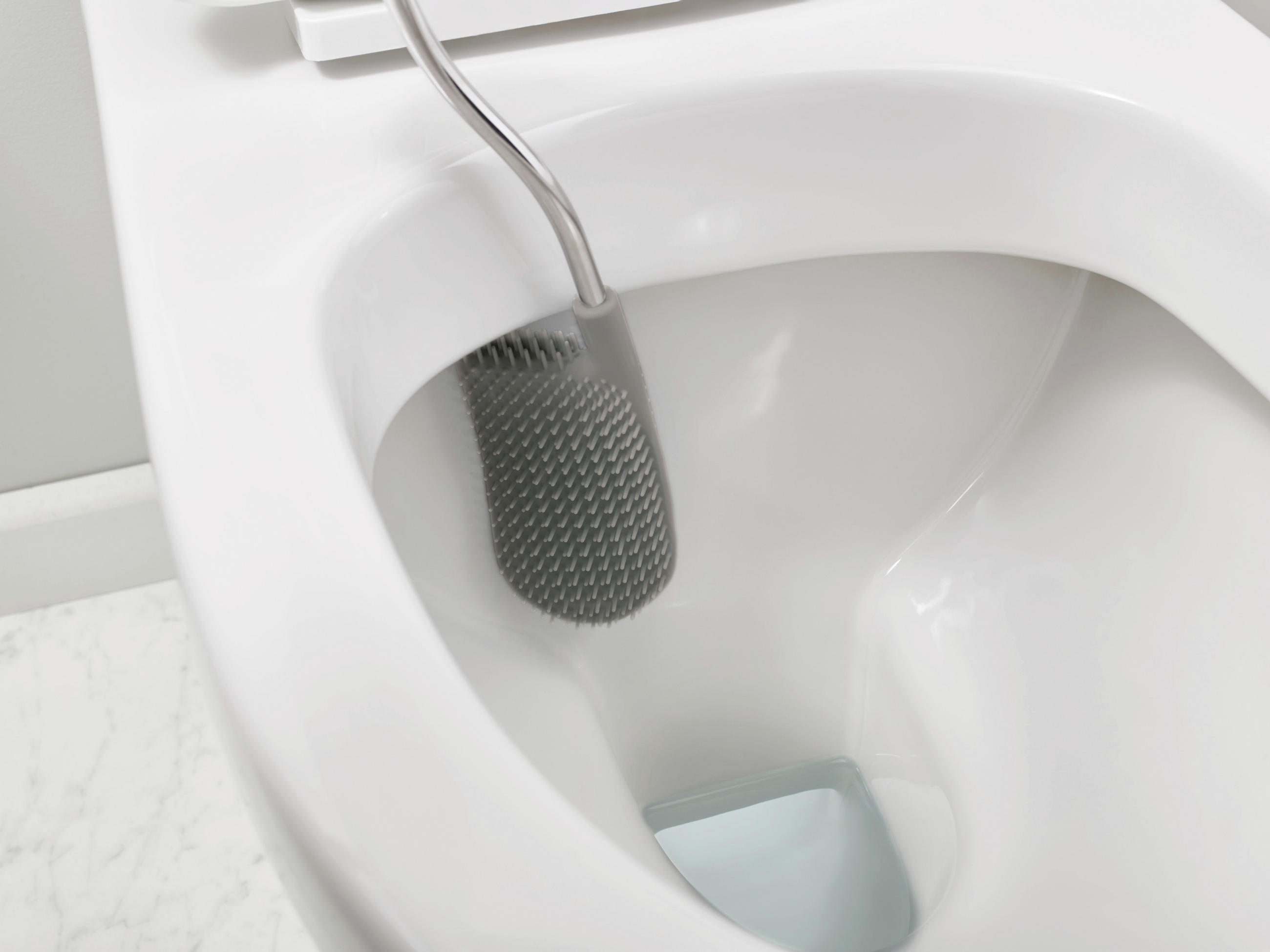 GARNITURA TOALETNE ČETKE metal FLEX STEEL - Konvencionalno, metal/plastika (12,7/42,7/9,17cm) - Joseph Joseph