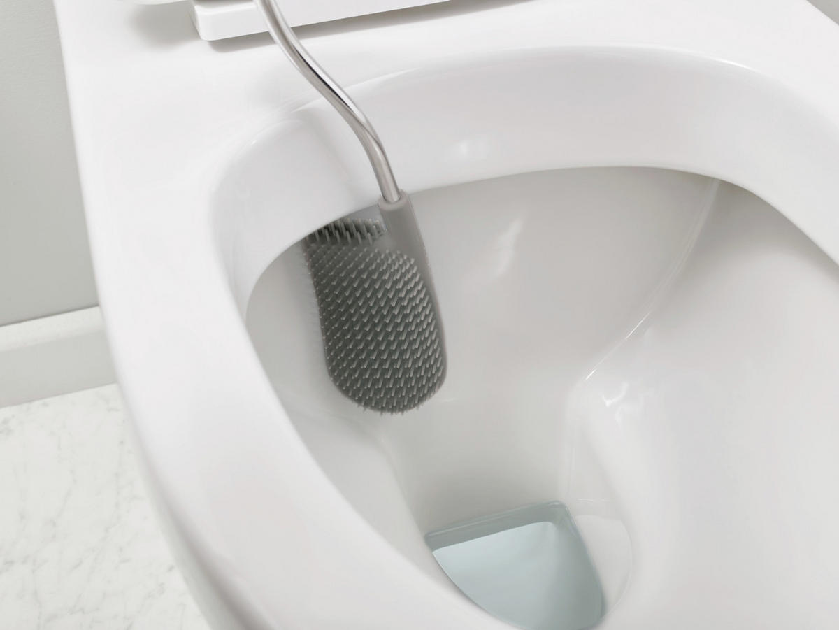GARNITURA TOALETNE ČETKE   metal  FLEX STEEL  - Konvencionalno, metal/plastika (12,7/42,7/9,17cm) - Joseph Joseph