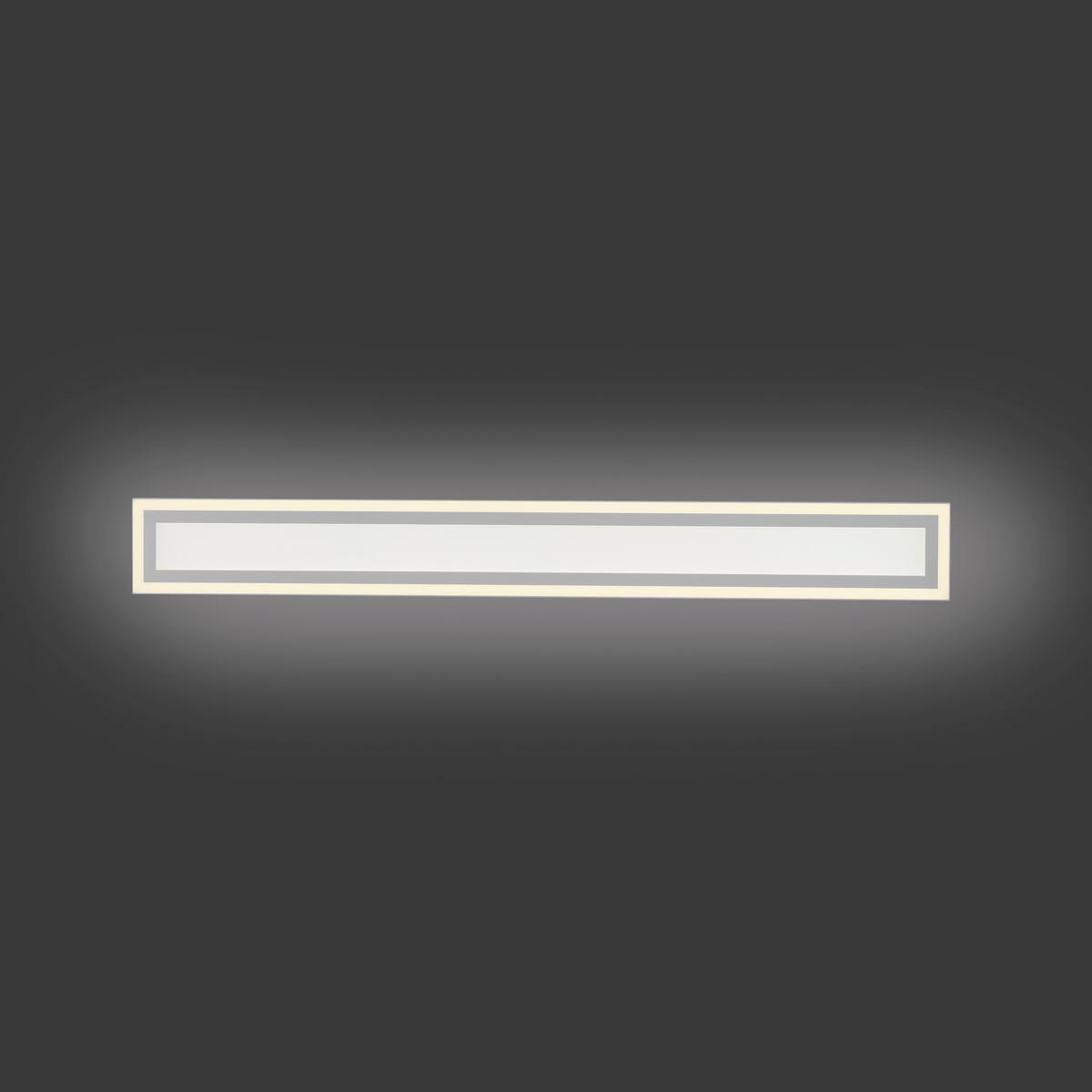 LED-DECKENLEUCHTE 100/11/6 cm   - Weiß, Design, Kunststoff/Metall (100/11/6cm) - Novel