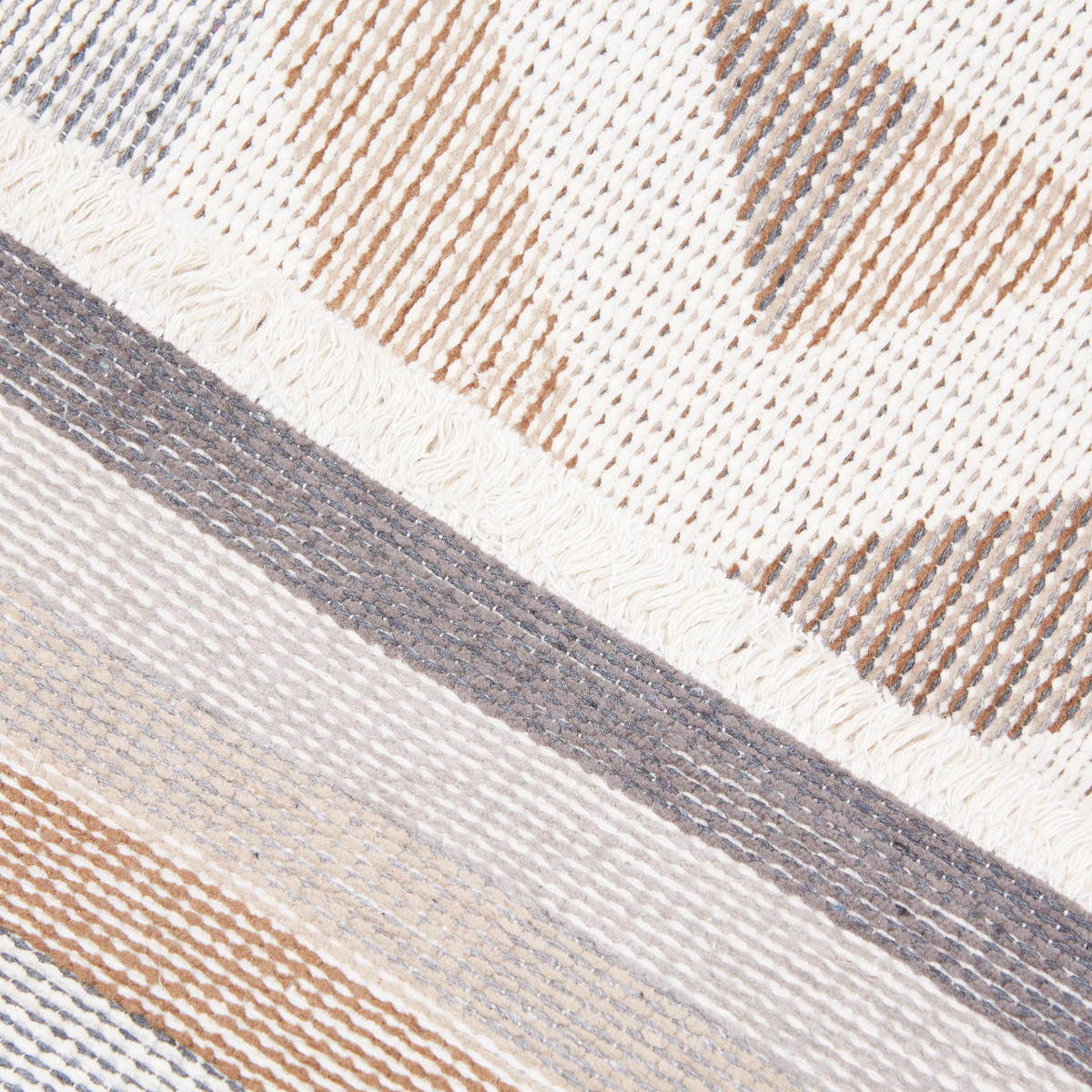 SÍKSZÖVÖTT SZŐNYEG  Olivia  - bézs/szürke, Lifestyle, textil (80/150cm) - Novel