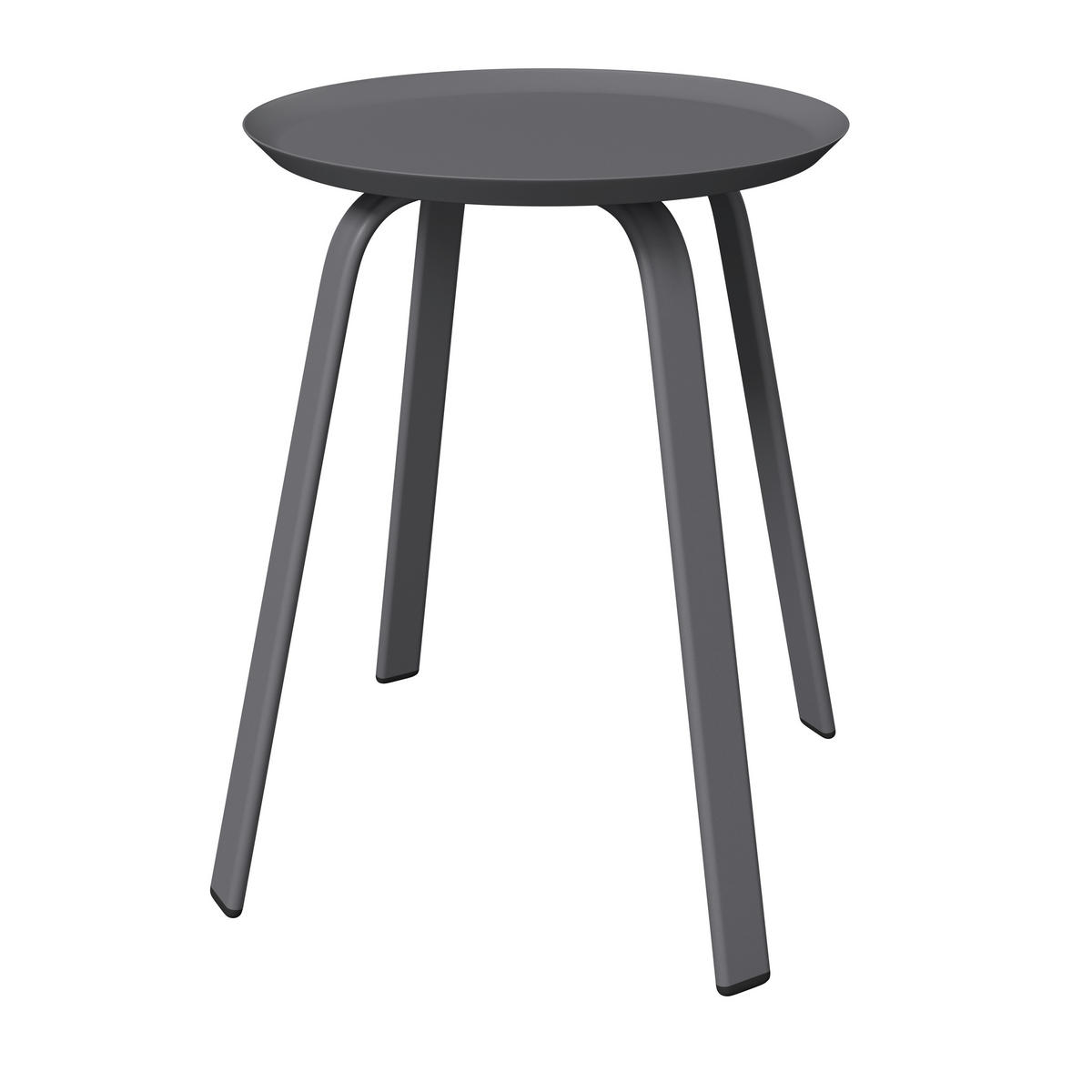 BEISTELLTISCH Metall 40/40/46 cm  - Anthrazit, Design, Metall (40/40/46cm) - Ambia Garden