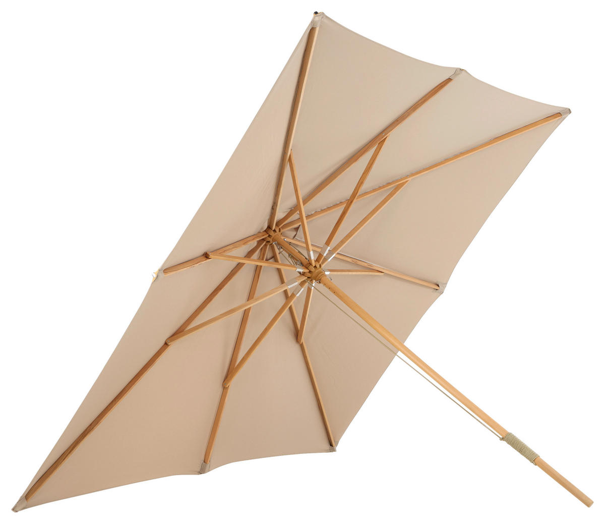 SONNENSCHIRM 300 cm  - Hellbraun, KONVENTIONELL (300/262/300cm) - Gardenson