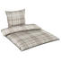 BETTWÄSCHE Satin Taupe 155/220 cm - Taupe, KONVENTIONELL, Textil (155/220cm) - Ambiente