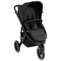 KOMBIKINDERWAGEN  SALSA RUN  INK  - Schwarz, Basics, Textil/Metall (95/63/109cm) - ABC Design