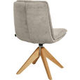 STUHL - Sandfarben/Eichefarben, Design, Holz/Textil (50/90/69cm) - Johann Jakob