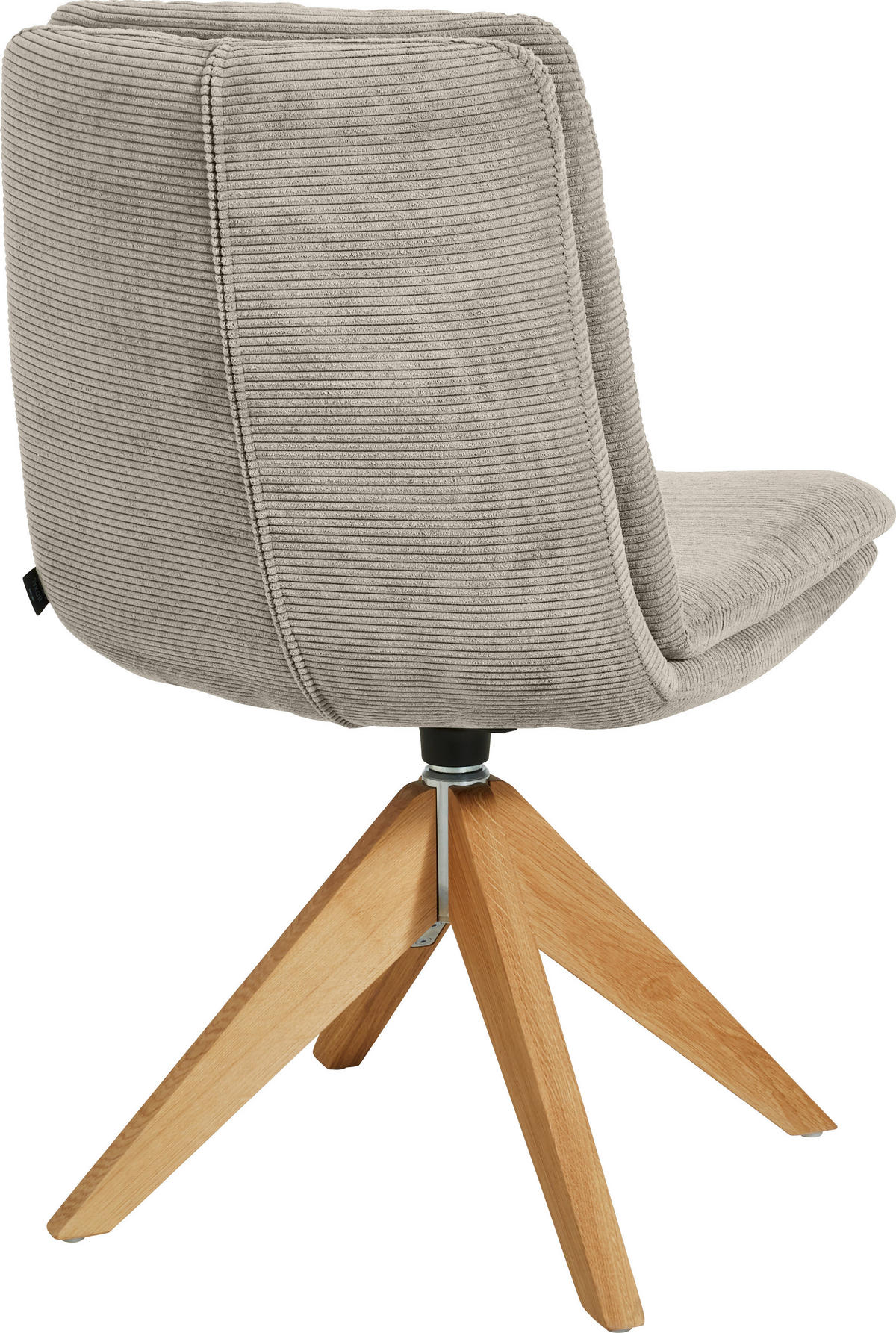STUHL  in Cord  - Sandfarben/Eichefarben, Design, Holz/Textil (50/90/69cm) - Johann Jakob