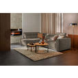 ECKSOFA in Chenille Hellbraun  205/284 cm  - Hellbraun/Schwarz, Design, Kunststoff/Textil (205/284cm) - Xora