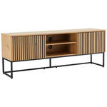 LOWBOARD Bueno  in 160/60/40 cm  - Schwarz/Eiche Artisan, MODERN, Holzwerkstoff/Metall (160/60/40cm) - Xora